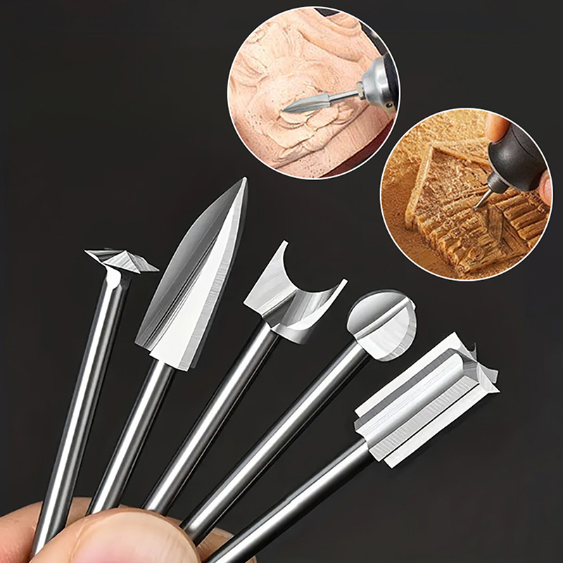 Workshop Tools Center - 5/6Pcs Wood Carving Drill Bits Set