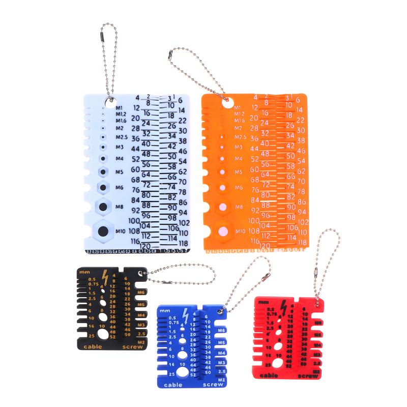 Workshop Tools In Engineering - M1-M10 Screw Nut Thread Gauge Bolt