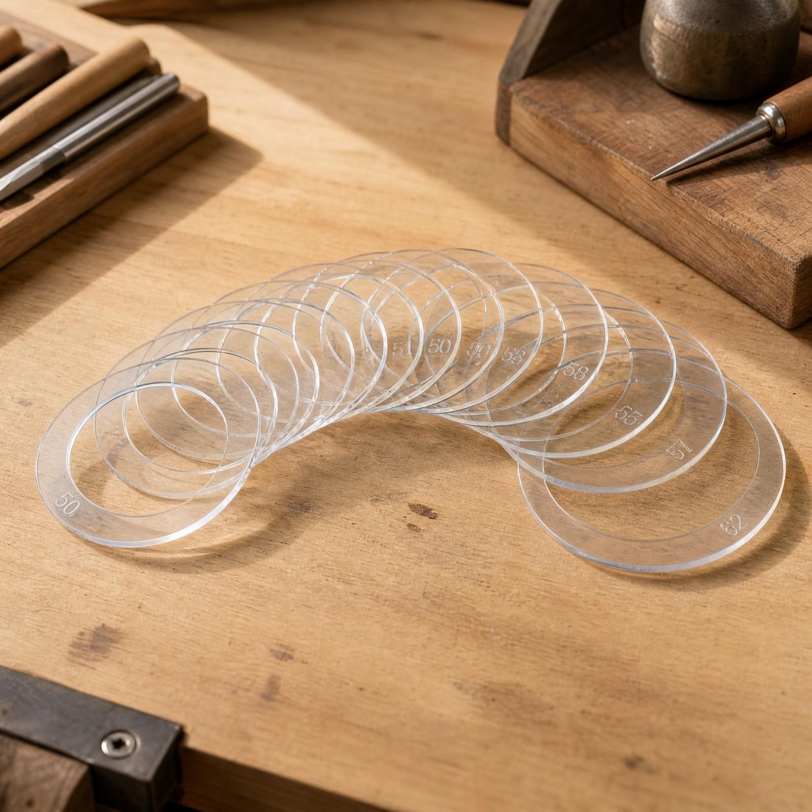 Workshop Tools Drawing - Transparent Bracelet Drawing Ruler for Jewelry