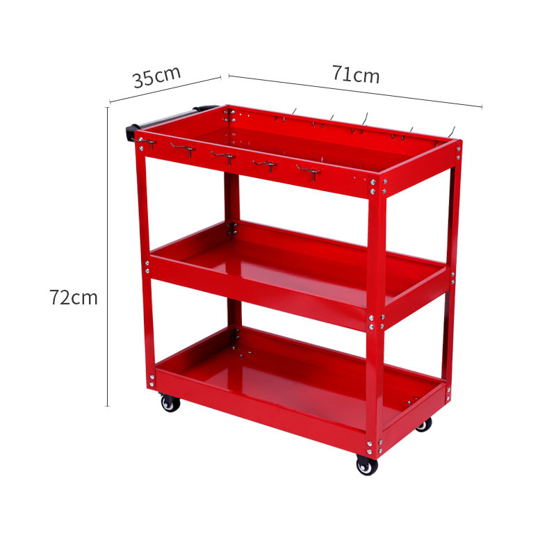 3 Tier Rolling Tool Cart Heavy - Workshop Tools Trolley ulasan dan harga