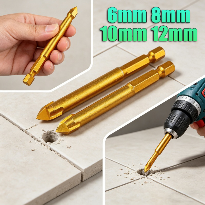 Triangle Drill Bit 6-12mm Tita - Workshop Tools Center ulasan dan harga