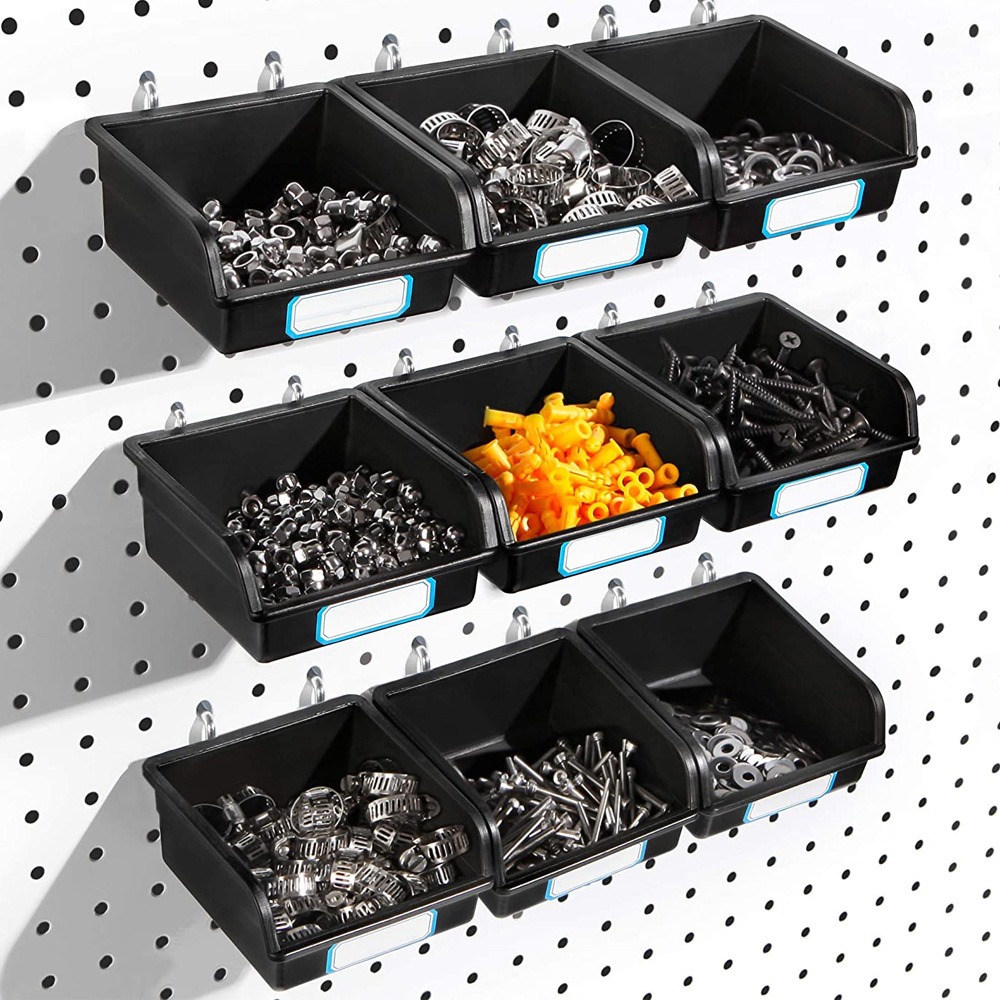 1/6 Sets Pegboard Bins with Ho - Tools Box For Workshop ulasan dan harga