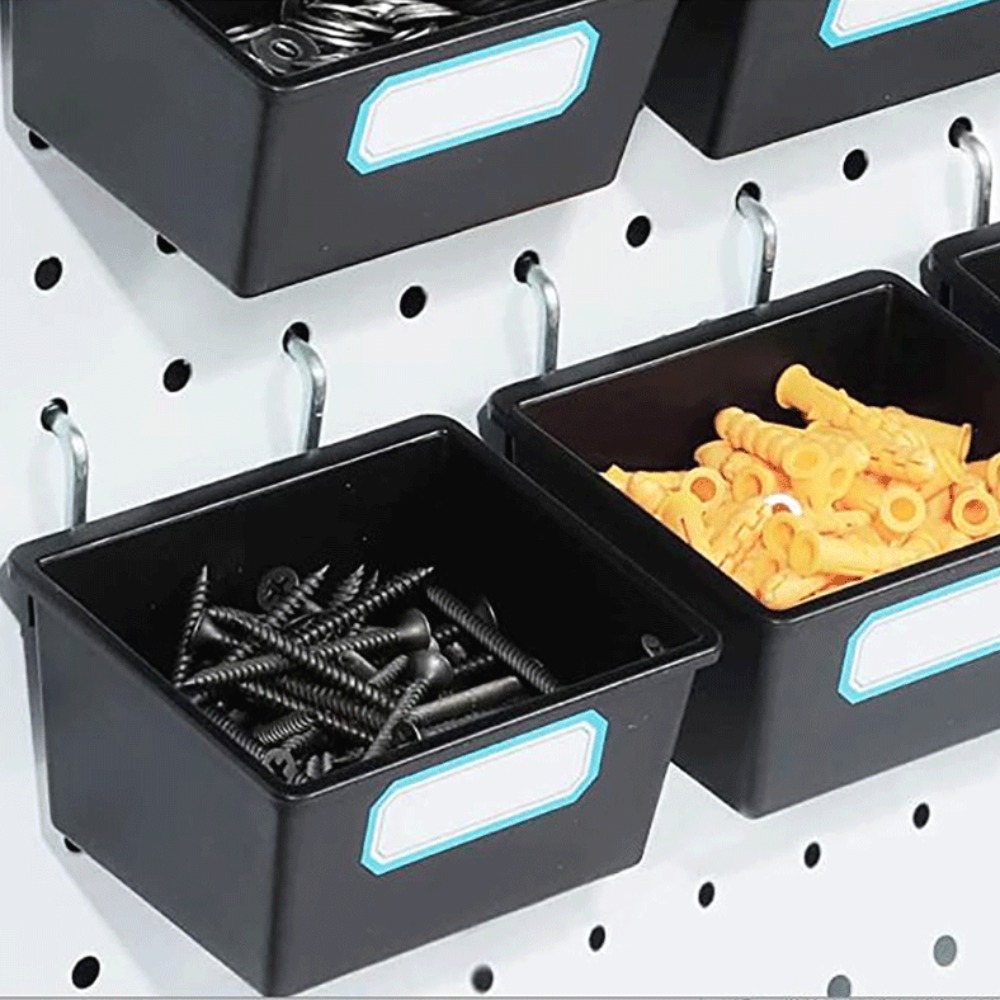 1/6 Sets Pegboard Bins with Ho - Tools Box For Workshop ulasan dan harga
