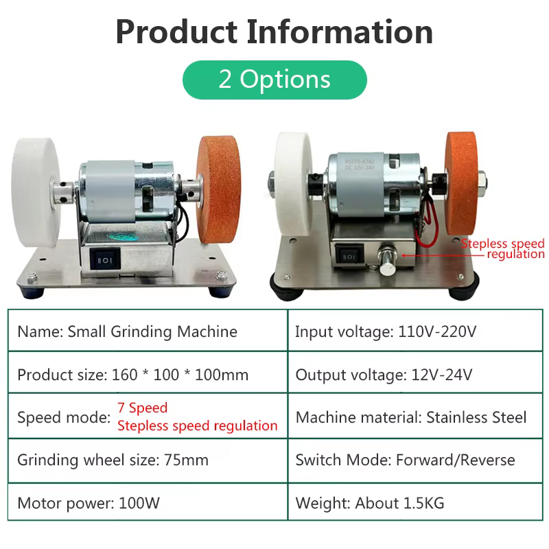 110V-220V Mini Grinding Machin - Workshop Tools Wood ulasan dan harga