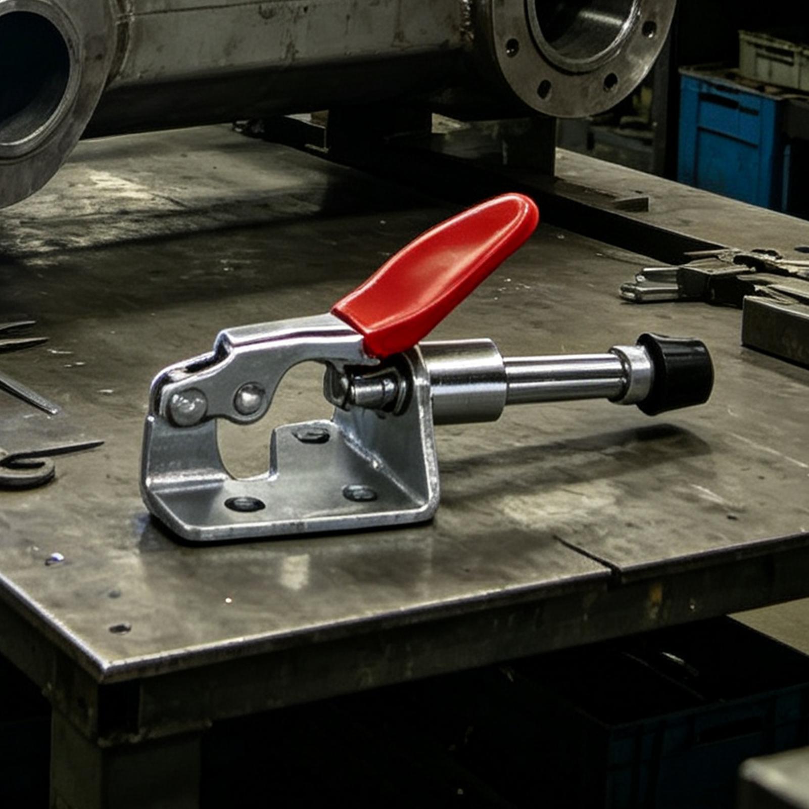 Horizontal Toggle Clamp 45kg H - Welding Tools In Workshop ulasan dan harga