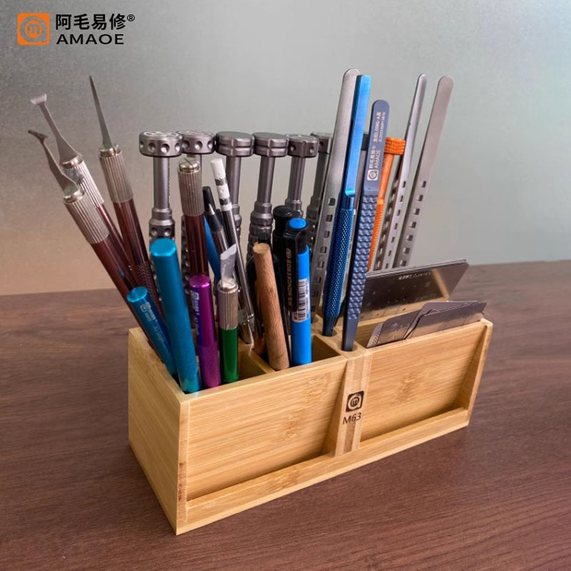 Amaoe M63 Bambo Storage Box Mu - Tools Box For Workshop ulasan dan harga