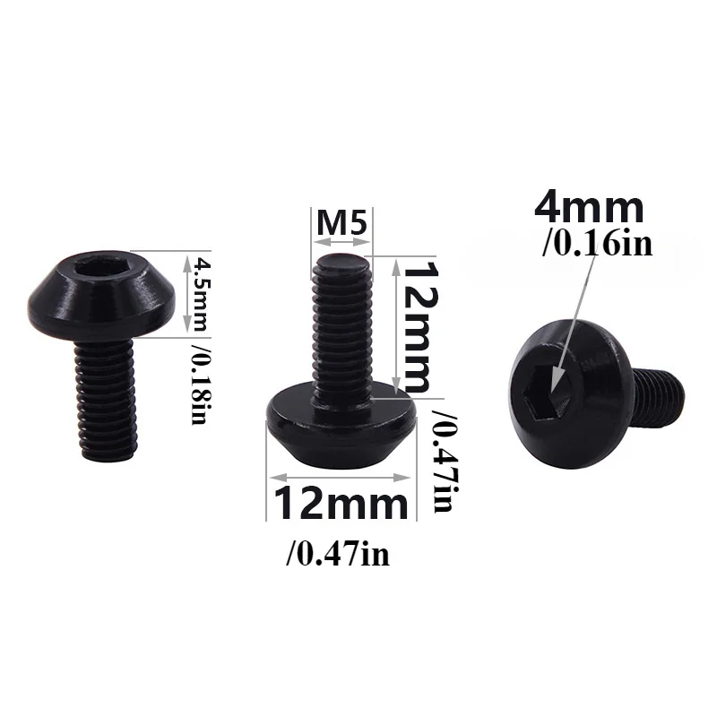 4PCS M5 Aluminum Bottle Cage B - Screw Organizer Kit ulasan dan harga