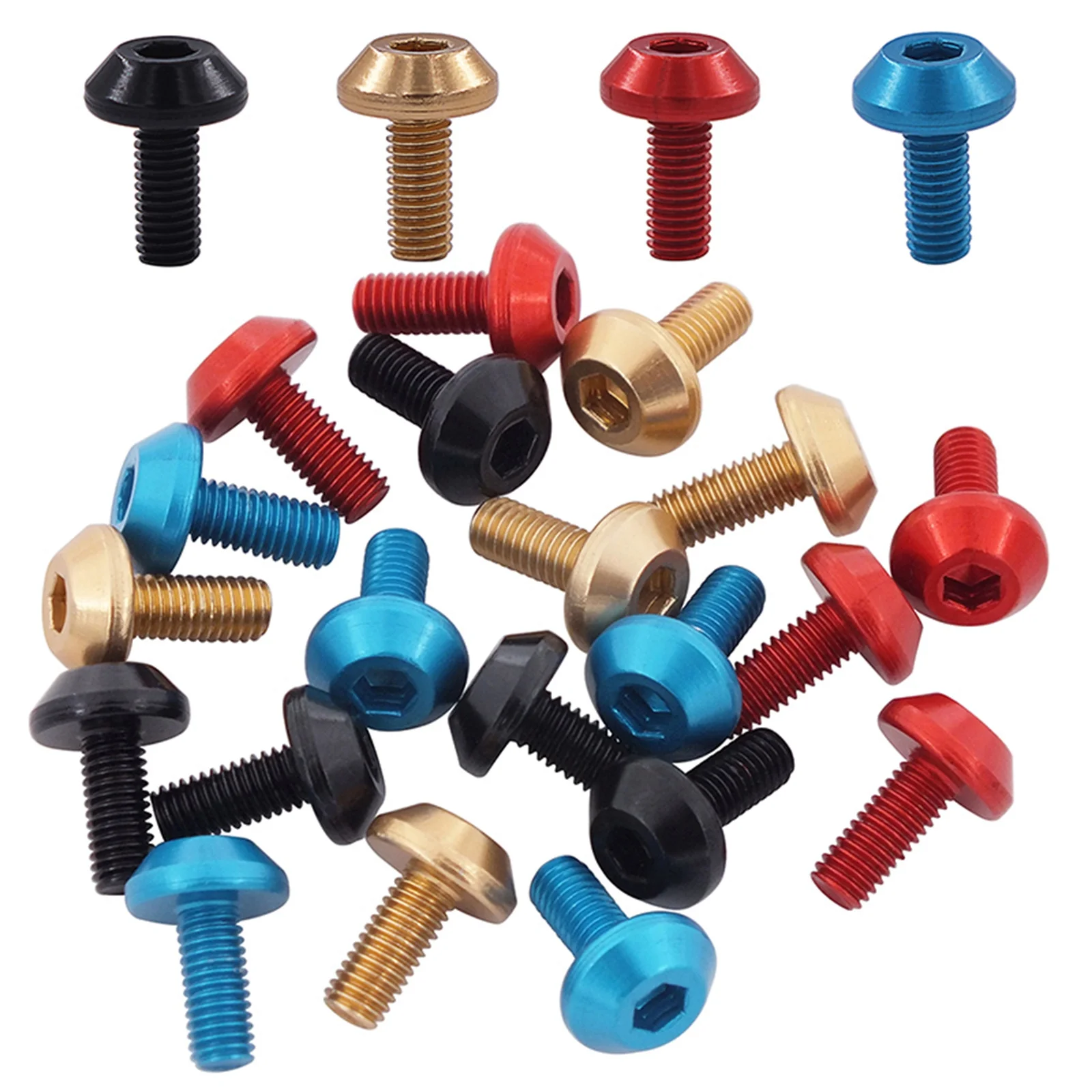 4PCS M5 Aluminum Bottle Cage B - Screw Organizer Kit ulasan dan harga