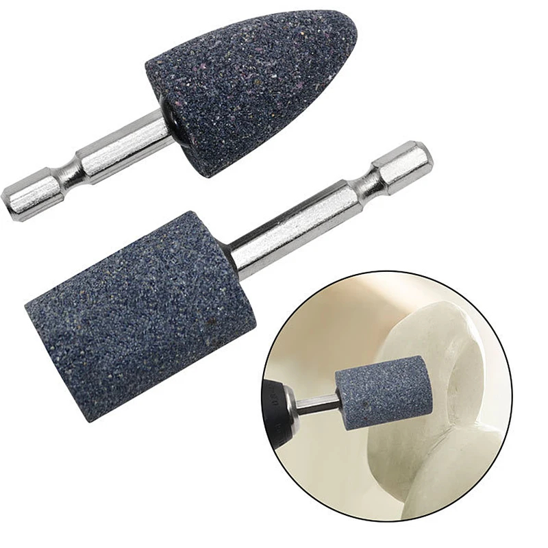 2Pcs Hexagonal Shank Grinding  - Sharpening Stone Whetstone ulasan dan harga