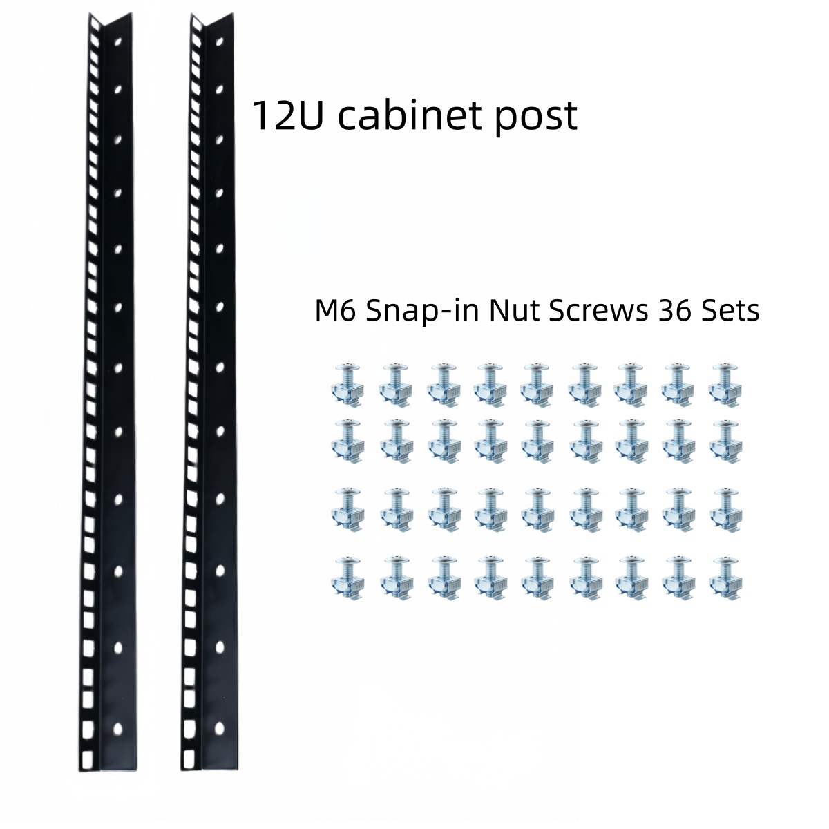 12U Cabinet Column Kit 19inch  - Screw Organizer Kit ulasan dan harga