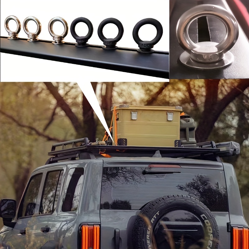 4pcs Stainless Steel M8 Eye Bo - Screw Organizer Kit ulasan dan harga